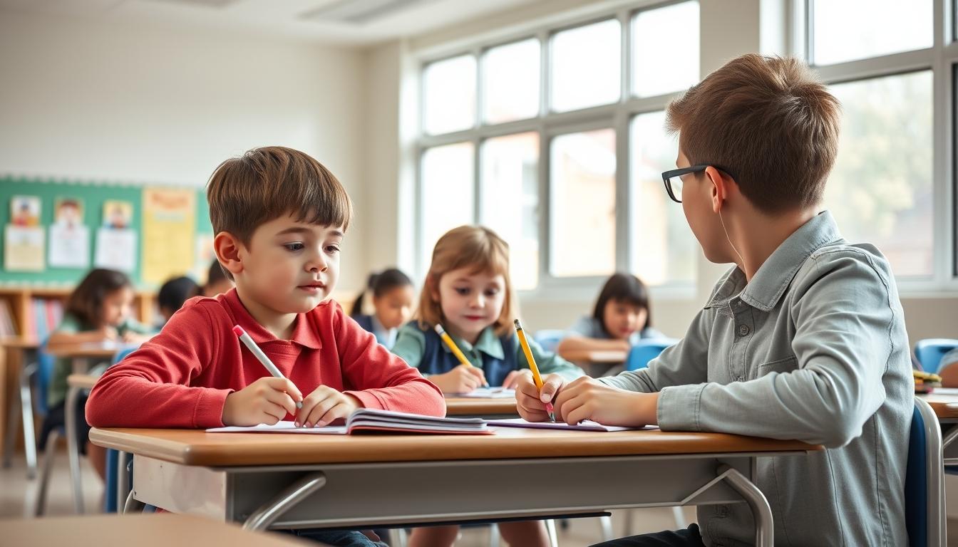 Students collaborating in study space